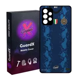 کاور گارد ایکس طرح Inter Milan مدل Glass10400 مناسب برای گوشی موبایل سامسونگ Galaxy A72