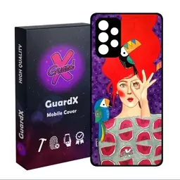 کاور گارد ایکس طرح Girl مدل Glass10153 مناسب برای گوشی موبایل سامسونگ Galaxy A53