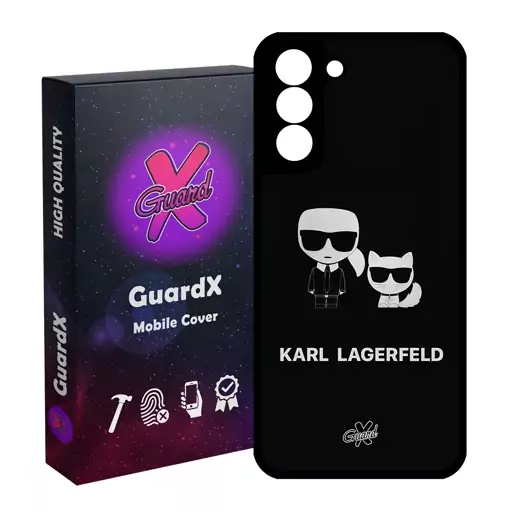 کاور گارد ایکس طرح Karl Lagerfeld مدل Glass10423 مناسب برای گوشی موبایل سامسونگ Galaxy S21 FE