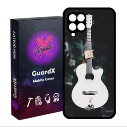کاور گارد ایکس طرح گیتار مدل Glass10263 مناسب برای گوشی موبایل سامسونگ Galaxy A22 4G
