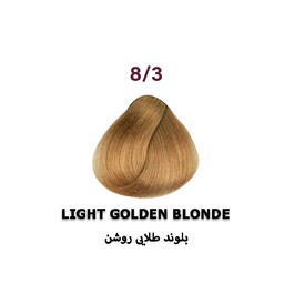رنگ موی پی هو مدل Golden شماره 8.3 رنگ بلوند طلایی روشن
