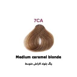 رنگ موی پی هو مدل Caramel شماره 7CA رنگ بلوند کاراملی متوسط
