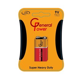 باتری کتابی 9 ولت Super Heavy Duty General Power