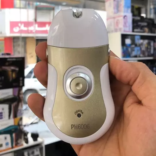 موکن شارژی چهار کاره فیلیپس
مدل  PH 6006
اصلاح صورت زیر بازو و  گردن زیر بغل ران و خطوط بیکینی