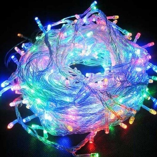 ریسه سوزنی 9 متری، برقی با رقص نور، رنگ مولتی