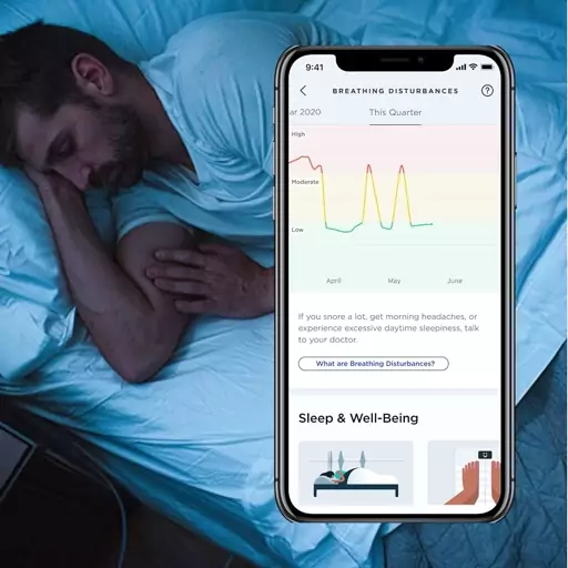 پد ردیابی خواب زیر تشک با تجزیه و تحلیل چرخه خواب اورجینال WITHINGS SLEEP ANALYZER