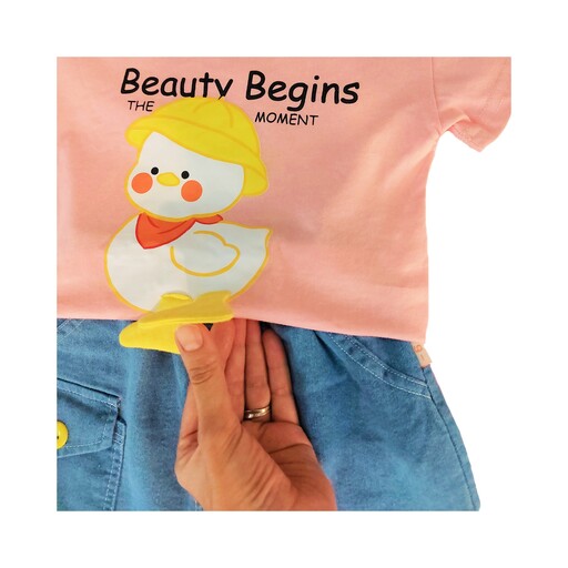 تیشرت و شلوارک دخترانه  Beauty begins