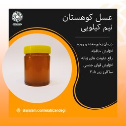 عسل کوهستان نیم کیلویی (کیفیت تضمینی و طبیعی)