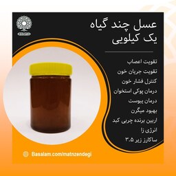 عسل چند گیاه یک کیلویی (کیفیت تضمینی و طبیعی)