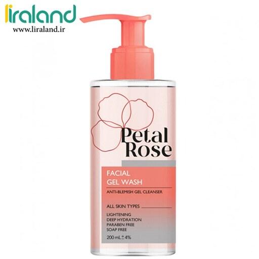 ژل شستشوی صورت Petal Rose برای پوست های دارای لک حجم 200ML
