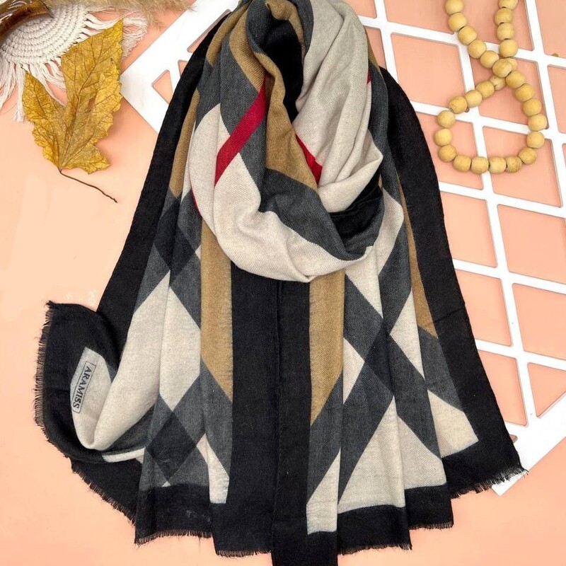 شال موهر پاییزی زنانه در رنگ های جذاب نرم و لطیف قواره حدودا دومتر در 70 سانت 