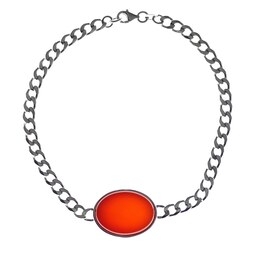 دستبند نقره زنانه سلین کالا مدل عقیق سرخ کد Mps-13868545 
