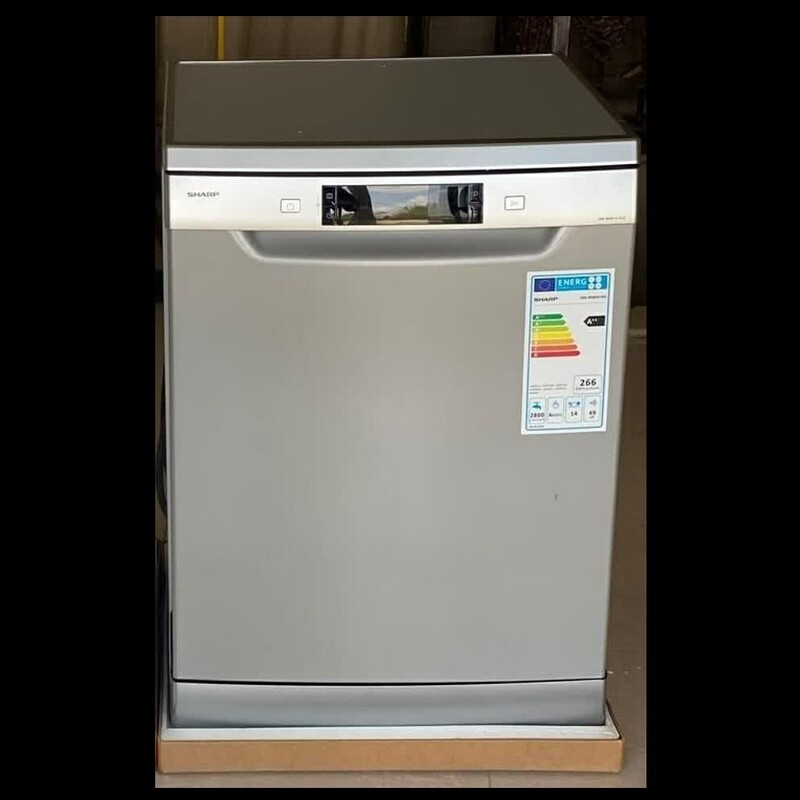 ماشین ظرفشویی شارپ مدل814 اصلی با گارانتی ( ارسال تا درب منزل با پایین ترین کرایه)سه کشو با لامپuv برند ژاپن