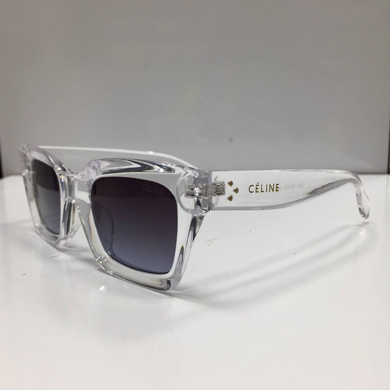 عینک آفتابی uv400 سلین (celine) زنانه کریستالی(رنگ شیشه ای)