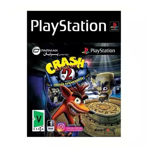 بازی سونی 1 CRASH BANDICOOT 2 شرکت لوح زرین