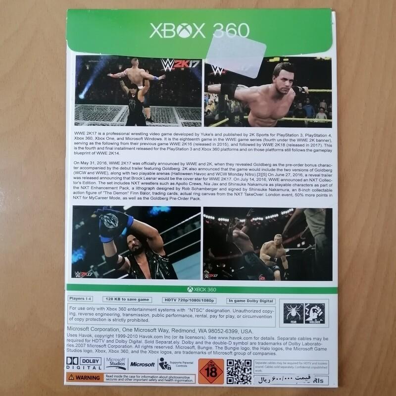 بازی ایکس باکس 360 کشتی کج W2K17 برای ایکس باکس 360 Xbox 360