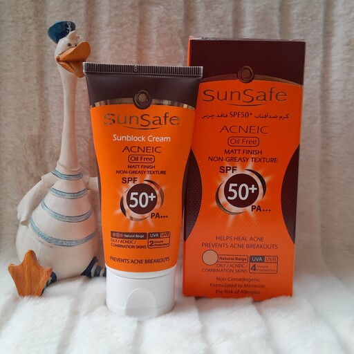 ضدآفتاب رنگی فاقدچربی سان سیف spf50