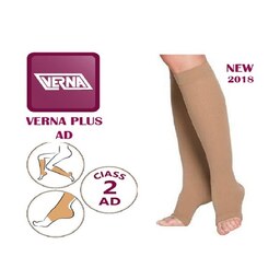  جوراب واریس ورنا معمولی کفه دار تا زیر زانو verna varicose socks AD سایز L و XL (لارج و ایکس لارج)