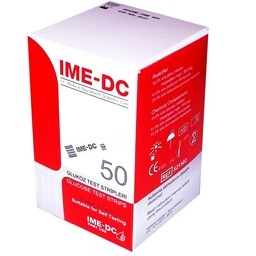 نوار تست قند خون آی ام ای دی سی IMEDC بسته 50 عددی اصل آلمان