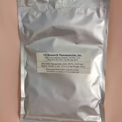 نانو پودر اکسید روی ZnO (5 گرم) Nano Zinc  Oxide powder zno