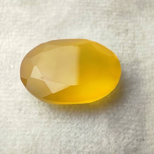 سنگ عقیق زرد تراش جواهری