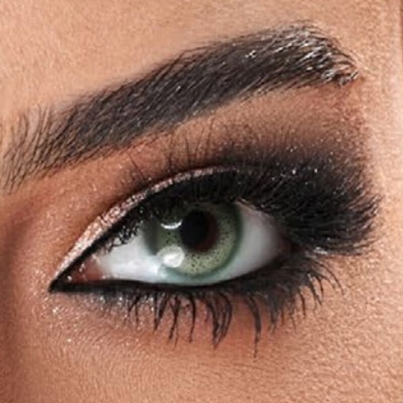 لنز چشم رنگی فصلی دهب mentha رنگ ( سبز با الگوی ظریف و حلقه نرم)