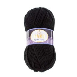 کاموا ناکو اسپرت وول قهوه ای سوخته (Nako sport wool) (کاموا 25 درصد پشم ضخیم ترک)(حراجی)