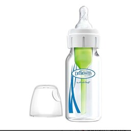 شیشه شیر نوزادی DrBrowns کار نی دار ضد نفخ آنتی کولیک 120 ML کار باکیفیت 