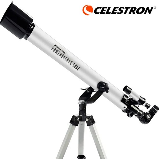 تلسکوپ  مدل  Celestron PowerSeeker 60 مجهز به جوینده نقطه قرمز به همراه سه پایه