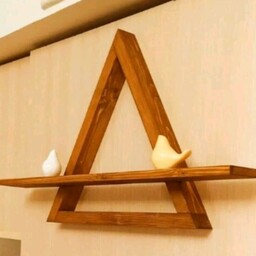 شلف وطبقه چوبی دکوری مثلثی با ارسال رایگان ساخته شده از چوب روسی
