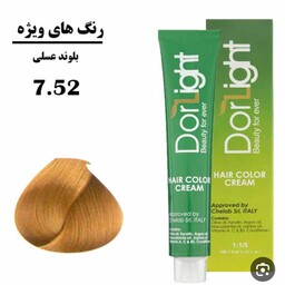 رنگ موی ویژه بلوند عسلی 7.52 دورلایت 100 میل 