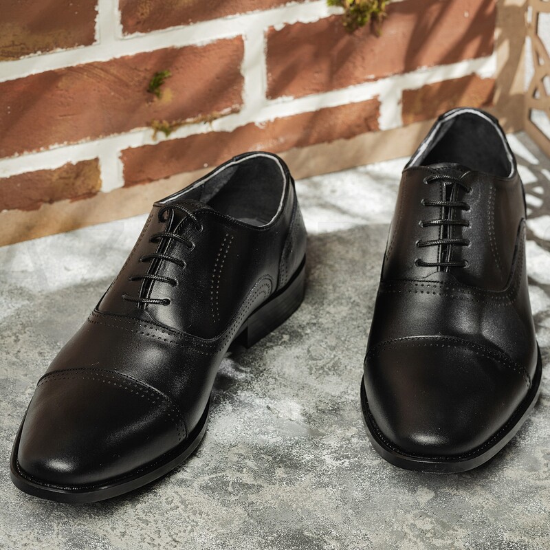 کفش مجلسی مردانه تمام  چرم طبیعی مدل p12  قهوه ای آذرپلاس مستقیم از تولید کننده (ارسال رایگان )پسرانه اداره ای کارمندی