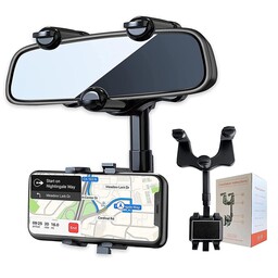 هولدر  آینه ای 360 درجه ،( هولدر گوشی موبایل ، هولدر موبایل ، نگهدارنده موبایل زیر آینه ای چند منظوره ) کیفیت خوب
