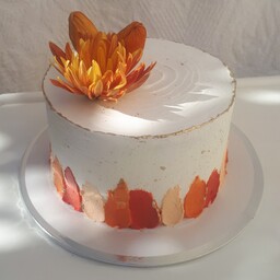 کیک تولد با تم پاییزی