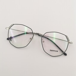 فریم عینک طبی زنانه دخترانه فلزی فشن چند ضلعی مارک سوفیا  رنگ ثابت و ضدحساسیت قیمت مناسب 