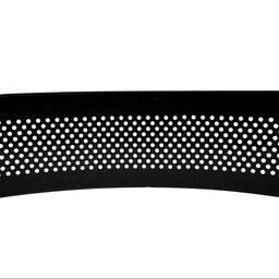 رول لبه چنلیوم سیاه رنگ 7 سانت آینه ای مدل پانچ دایره برند آلوتک 50 متری