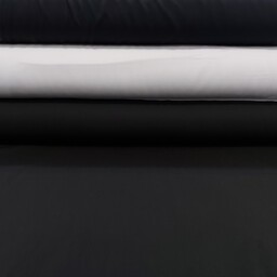 پارچه تترون کمند ساده تک رنگ سفید مشکی سرمه ای عرض 150 سانتی متر طول 1 متر رزاق