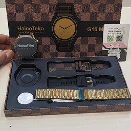 ساعت هوشمند هاینو تکو اورجینال  مدل G10 Max رنگ طلایی