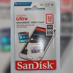 رم میکرو 32 گیگ sandisk کلاس 10 ، کارا حافظه 32 گیگ