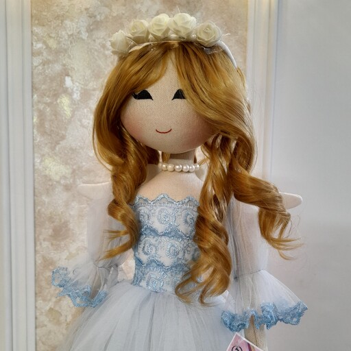 عروسک  تیلدا  عروس قد 65 سانت و با رنگ بندی دلخواه خودتون، یک دکوری عالی برای اتاق