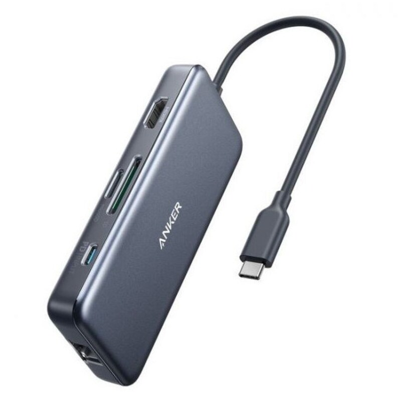 هاب 7 پورت USB-C انکر  مدل A8352HA1 ANKER USB-C HUB 7 IN 1 A8352HA1