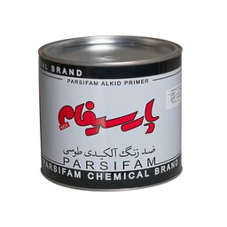 ضد زنگ آلکیدی طوسی و اخرایی پارسیفام ربعی 250 گرمی پک 20 عددی (پس کرایه)