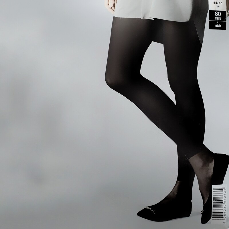 جوراب شلواری زنانه برند آلمانی esmara سایز L اروپایی رنگ مشکی جوراب شلواری اسمارا جوراب اسمارا 