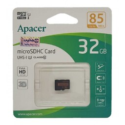 کارت حافظه microSDHC اپیسر مدل AP32G کلاس 10 استاندارد UHS-I U1 سرعت 85MBps ظرفیت 32 گیگابایت