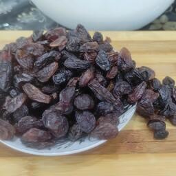 مویز مشکی وزیری، خشک شده در آفتاب ، تهیه شده از بهترین انگورهای نیشابور، مجدد خشک شده ، مستقیم از باغدار ، 420 گرمی