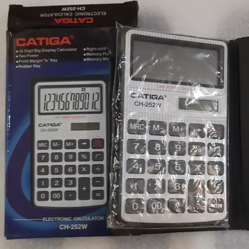 ماشین حساب برند کاتیگا catiga مدل ch-252w