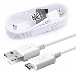 کابل تبدیل USB به MICROUSB سامسونگ مدل NOTE 4 به طول 1 متر رنگ سفید