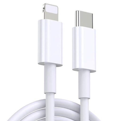 کابل تبدیل USB-C به لایتنینگ کازا مدل X08 به طول 1 متر رنگ سفید گارانتی 6 ماهه