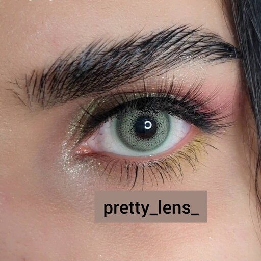 لنز چشم رنگی فصلی زیبایی  مارک دهب رنگ منتا