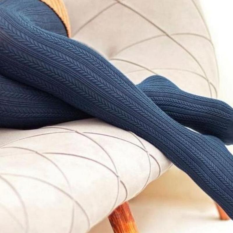 جوراب شلواری وارداتی بافت زنانه برند KOTON و EVA جنس درجه 1 بافت طرح گندمی فری سایز و رنگ های متنوع با کیفیت تضمینی 